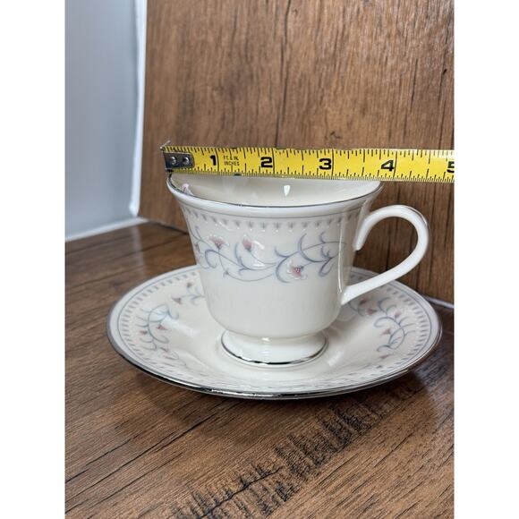 Lenox Hadley Cup & Saucer 304737 Pink Flowers - Picture 3 of 4